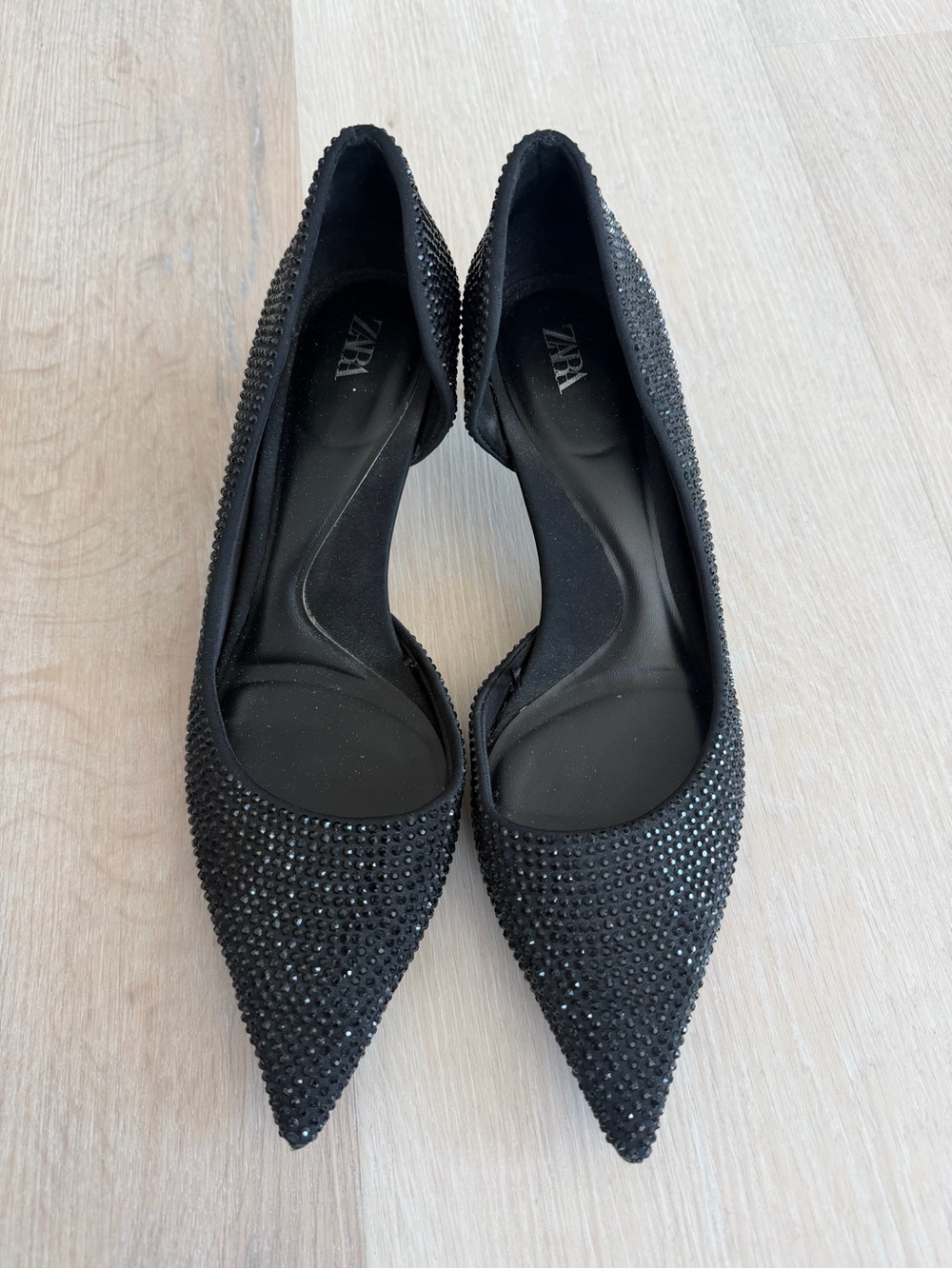 Zara Sparkle Kitten Heels